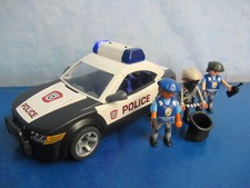 5614 US Police Auto Figuren Blaulicht Sirene  z 6872 5176  4263 Playmobil 906