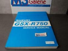 Suzuki GSX-R 750 Werkstatthandbuch Wartungsanleitung Reparaturanleitung Eng 