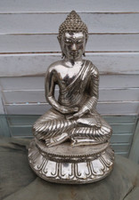 BUDDHA 21CM MESSING SKULPTUR