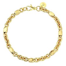 Ladies bracelet gold plated - bracelet,