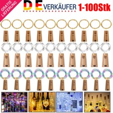 LED-Korken 20LED Lichterkette Flaschenlicht Flaschenbeleuchtung Flasche Licht