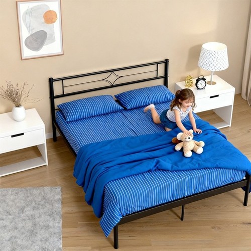 Metallbett bettrahmen mit - bettrahmen,