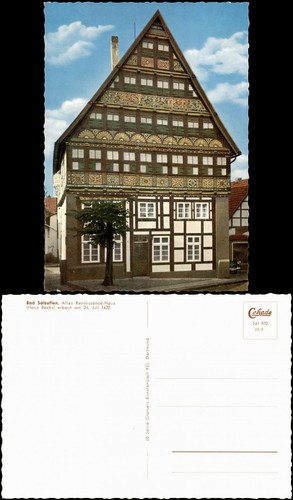 Ansichtskarte bad salzuflen - ansichtskarte,