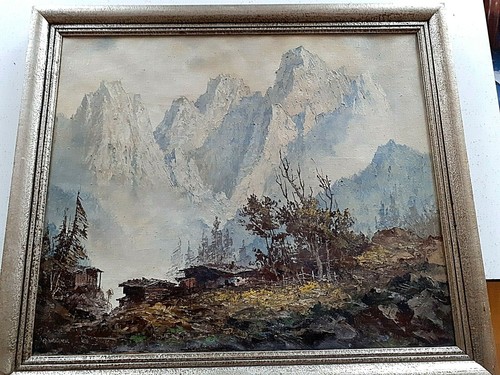 ölgemälde watzmann maler - Ölgemälde,