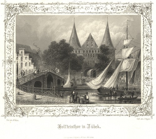 Lübeck holstentor original - holstentor,