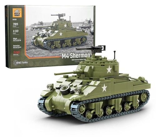 Buildarmy ww2 sherman - m4,