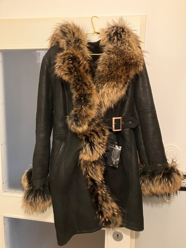 Toller lammfellmantel mit - lammfellmantel,