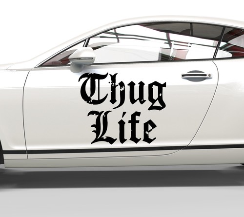 Autoaufkleber thug life - autoaufkleber,