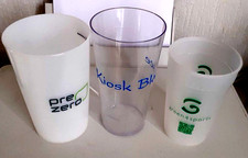 3 Mehrwegbecher 0,3 - 0,5L Füllmenge alle guter Zustand