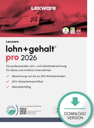 Lexware lohn gehalt pro 2026 - lexware, lohn+gehalt