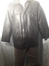 HERREN NUE SCHWARZ LEDERJACKE/ VORHER  215 € JETZT  NUR 99€,,,