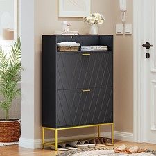 117cm Schuhschrank 2 Klappen