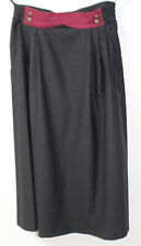 Trachtenrock Julius Lang Größe 42 schwarz Reine Schurwolle