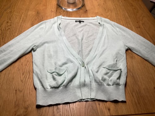 Leinenbolero mintgrün neu - leinenbolero,