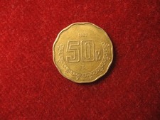 1993, 50 Centavos. Mexiko /