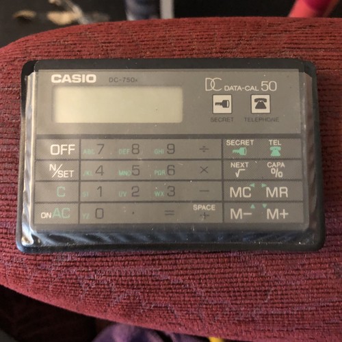 Vintage 1989 casio data cal - vintage, data-cal