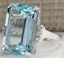 Ring Großen Hellblauen CZ