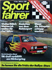 Sportfahrer 11/78 Titelbild