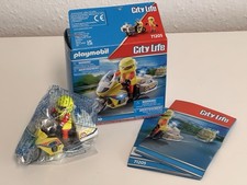 PLAYMOBIL® 71205 City Life 4 - 1 0 Jahre Notarzt-Motorrad mit Blinklicht Neu 