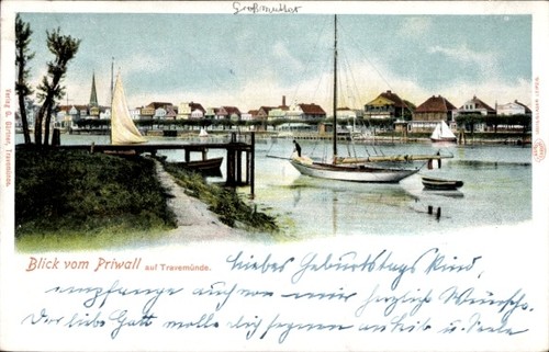 Ostseebad travemünde - ak,