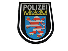 3-D  PVC Polizei-Aufnäher