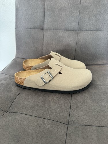 Birkenstock boston beige - birkenstock,