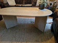 Marmortisch Oval, 125x75 cm