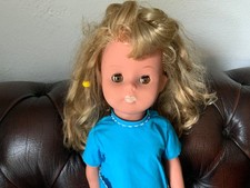 DDR Puppe Sonneberg Original  Langes Haar - wunderschön, 53 cm