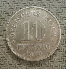 10 Pfennig - 1916 J - Deutsches Kaiserreich