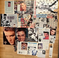 Elvis Presley Artikel Clippings Berichte Sammlung Poster BRAVO