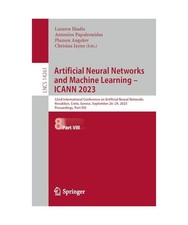 Artificial Neural Networks and Machine Learning ¿ ICANN 2023: 32nd Internationa