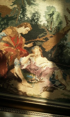 Gobelinbild barock mit petit - barock,