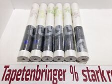 Papiertapete P+S  6x 05652-30 (6Rollen) Blütenmuster Beige Grün Restposten Flur