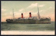 Ansichtskarte Union Castle Line Royal Mail Steamer Saxon 