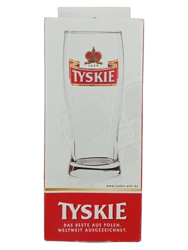Tyskie bierglas glas mit - tyskie,