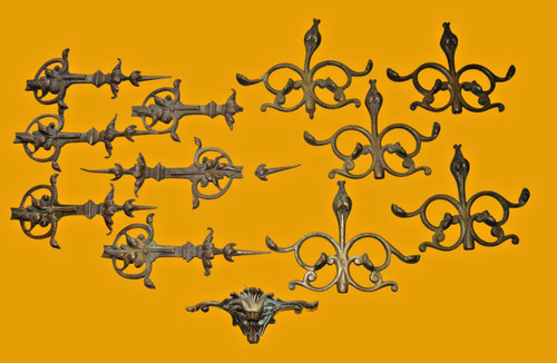 Konvolut jugendstil bronze - konvolut,