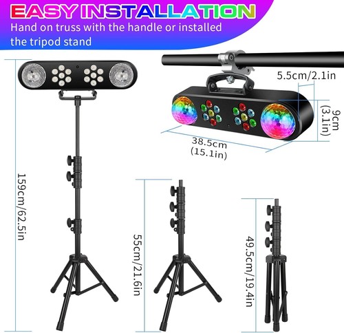 Disco party lichtset - lichtset, mit
