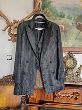 Herren Gehrock+Weste 48 Gianfranco Ferre Seide Baumwolle Paisley