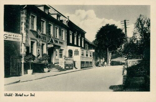 Ansichtskarte wiehl hotel zur - ansichtskarte,