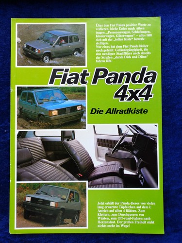 Fiat panda 4x4 prospekt - fiat,