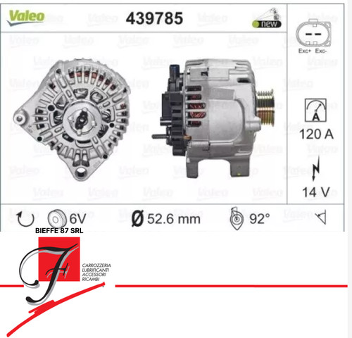 Valeo generator 439785 120a - valeo,