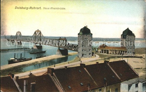 Duisburg ruhr rheinbrücke - ruhr,