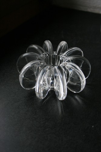 Glas kristall kerzenhalter - glas-/,