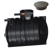 Regenwassertank Zisterne 4000L - Set inkl.Anschlüsse + PE-Abdeckung+Gartenfilter