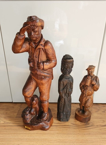 Antike große holz - große, figuren