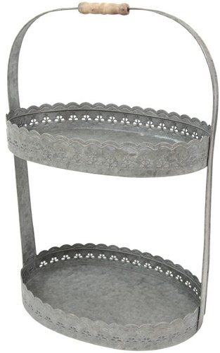 Etagere metall oval - etagere,
