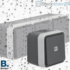 Berker W.1 Feuchtraum Steckdosen Schalter IP55 Steckdose