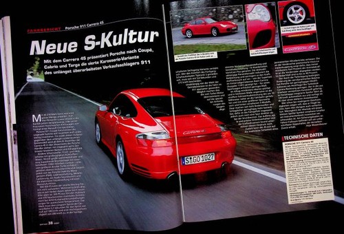 Sport auto 2001 porsche 911 - sport,