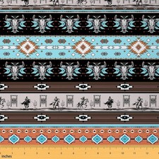 Cowboy Patchwork Stoff