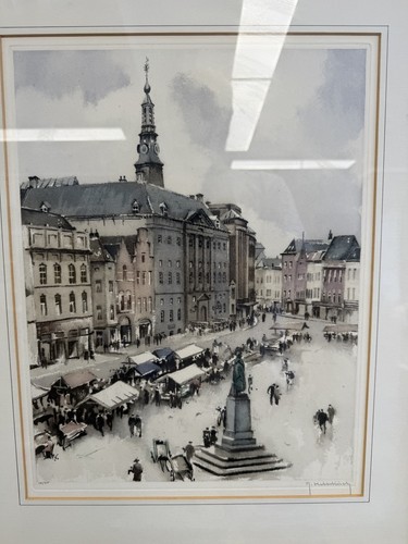 Grafik marktplatz rathaus - grafik,
